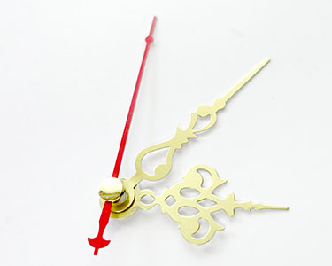 時計針CL013　 【小】秒針6.8.cm ゴールド(赤秒針) 1組